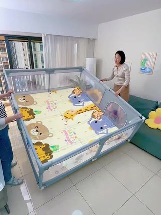 亲戚朋友都夸这个游戏围栏好,宝宝会爬后就喜欢乱爬乱摸,一个人带娃连上个厕所做个饭都没有时间,咬咬牙,安排了 #折叠游戏围栏 玩耍看护两不误,我也终于解放双手了 #母婴好物 #滑滑梯真好玩 #游戏围栏#宝宝围栏