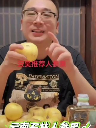[树上熟现摘〕云南石林人参果黄心圆果
