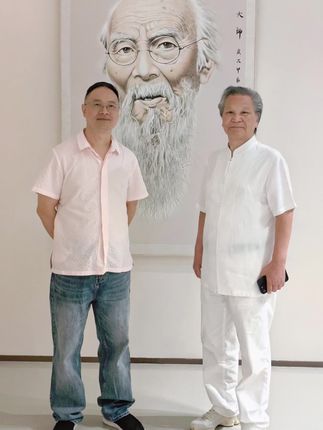 乔迁新居一雪岛美术馆 感谢陆光正大师与众亲友来雪岛美术馆共庆美好的时光。🌹🌹🌹🌹🌹🌹