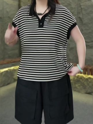 夏季大口袋休闲百搭中性风短裤高腰薄款宽松纯色时尚外穿阔腿潮流#夏季新款#时尚穿搭 #宽松显瘦#洋气减龄#新款上新
