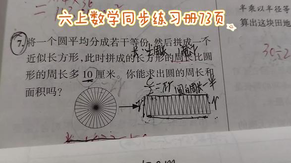 六上数学-圆的周长和面积