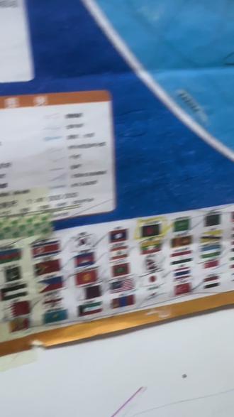 画的乱七八糟的国旗,还能认识几个