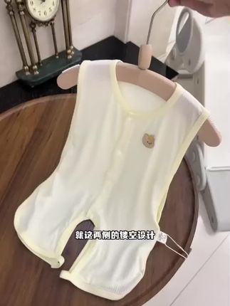 #夏季穿搭 夏天宝宝必备的琵琶衣,透气不露肉,莫代尔面料非常舒服#萌娃穿搭 #好物推荐🔥 #夏季必备