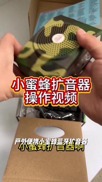 户外便携小蜜蜂蓝牙扩音器带背包远程遥控大音量长续航教学播放器