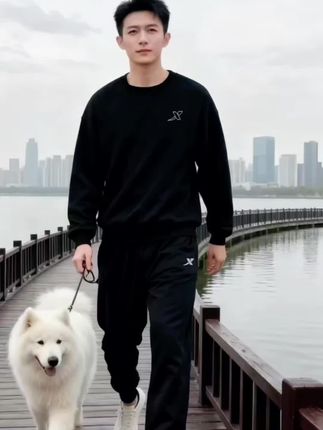 #休闲套装 #运动休闲套装 #品质男装 #男士穿搭 #卫衣套装