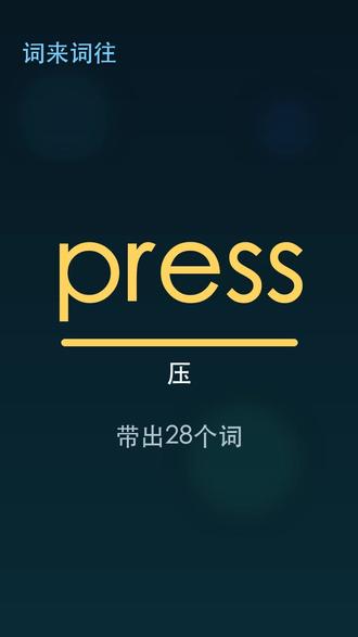 记住 press = 压,一口气带出 28 个单词 press 的核心就是“压”。顺着它去看 express、impress、compress、depress、suppress,会清楚很多。