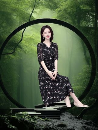 姐妹们,这条连衣裙真的太美了,它就像一朵盛开的郁金香,让你瞬间成为焦点。穿上它,走在路上都忍不住多看你几眼,而且超级显瘦!无论你是梨形身材还是小个子,都能轻松驾驭,关键是特别减龄,不管去约会、逛街还是旅游,都能穿出女神范儿!喜欢就赶紧下单吧!