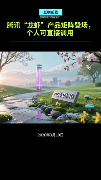 腾讯全系“龙虾”产品矩阵来了,个人可直接调用 #互联网资讯 #腾讯 #龙虾 #openclow