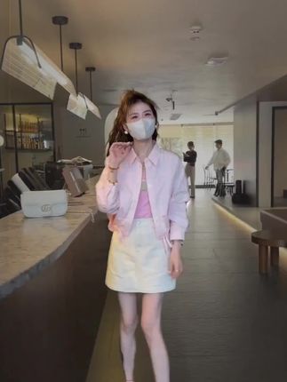 今年流行一整套2025新款立领款长袖衬衫上衣半身裙两件套#休闲衬衫 #衬衫 #半身裙 #休闲半身裙 #两件套