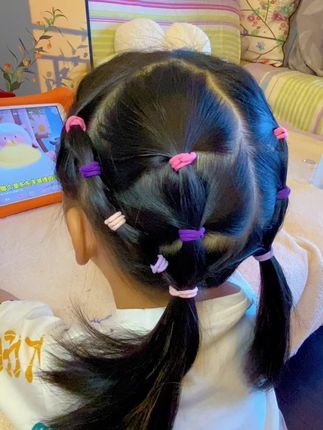 #小孩头发的简单扎法 #儿童编发 #简单好看发型 #小女孩扎头发方法 #编发简单易学