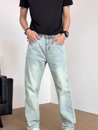 #男生牛仔裤 #牛仔裤 #高级感痞帅裤子 #美式直筒裤