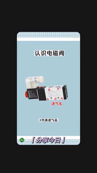 今日分享:认识一下电磁阀🤗