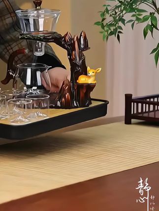 功夫茶具套装2025新款家用轻奢高档懒人泡茶神器自动磁吸泡茶壶#茶具#功夫茶具套装#自动磁吸泡茶壶#泡茶#喝茶@巨量千川 @DOU+小助手