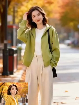 #休闲卫衣 #连帽外套#减龄显瘦穿搭 #休闲百搭 #高级感穿搭@抖加🔥上热门🔥dou+🔥热点宝