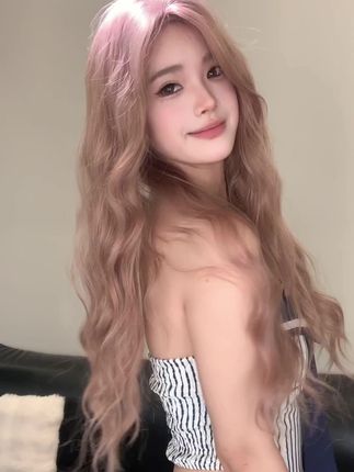 淡颜天菜来了#假发 #假发分享 #流行发色 #女团发色