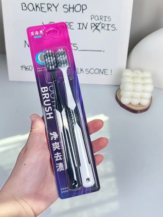 #好物推荐🔥 成人中硬毛清洁牙刷 螺旋刷丝深入齿缝 帮助提亮牙色#家庭必备 #经济实惠 #囤货首选