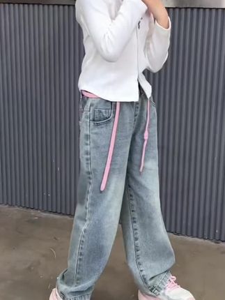#百搭神裤 #每日分享 #女童牛仔裤 #高品质童装 #女童穿搭