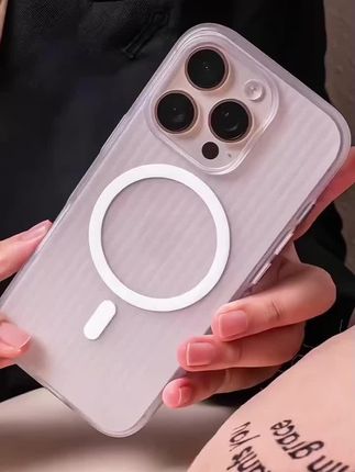 新款瓦愣适用iphone16promax手机壳透明苹果16磨砂15pro防滑max透明iphone14条纹坑条12磁吸全包硬壳防摔超薄#手机壳 #透明手机壳 #磁吸手机壳 #防摔手机壳 #超薄手机壳