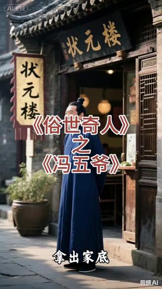 《俗世奇人》之《冯五爷》
#五年级推荐书目#俗世奇人#冯五爷