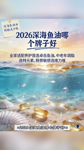 全家通用鱼油推荐!2026 一款满足全年龄段!
2026 全家养生看这里!三款通用鱼油,老人小孩打工人都能补
卓岳心脑守护尊享款
全家心脑守护款,4:5 黄金配比,高纯度安全可靠,全家日常保健必备!
特元素高 EPA 专研款
长辈调脂专用,针对性养护全家健康,守护家人身体状态!
维力维基础均衡款
全家基础营养款,均衡配比无腥味,全家人轻松补充 Omega3!
#卓岳鱼油 #卓岳心脑守护尊享款 #全家养生鱼油 #日常养护 #家庭保健