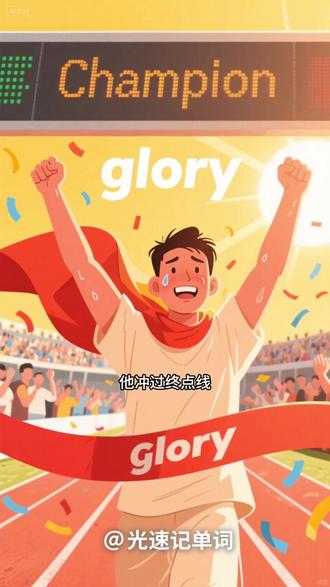 光速记单词glory 光速记单词glory#记单词方法 #单词记忆 #单词快速记忆法 #考研单词 #四六级单词#恋练有词