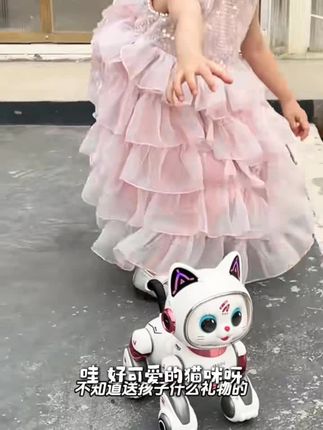 智能机器猫手势感应儿童玩具益智男女孩宝宝遥控机器人生日礼物#带娃必备 机器猫#儿童玩具