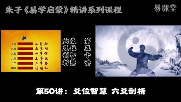 朱子《易学启蒙》精讲
第五十讲:爻位智慧,六爻剖析