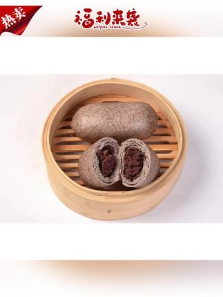 豆沙包推荐#豆沙包 #即食豆沙包 #巧苏娘豆沙包 #红豆豆沙包 #营养豆沙包  巧苏娘山东传统工艺精心 制作红豆紫米豆沙包营养即食