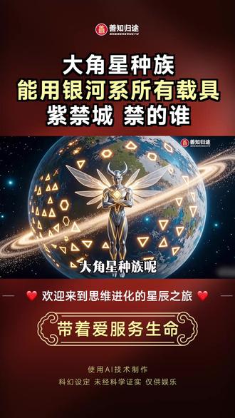 大角星种族兼容银河系所有载具,紫禁城禁的谁? #科幻