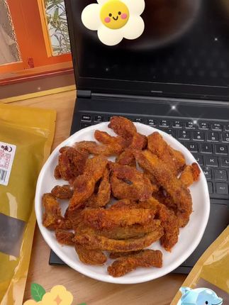 鸡肉条#肉质紧实有嚼劲#追剧小零食 #好吃到停不下来 #解馋