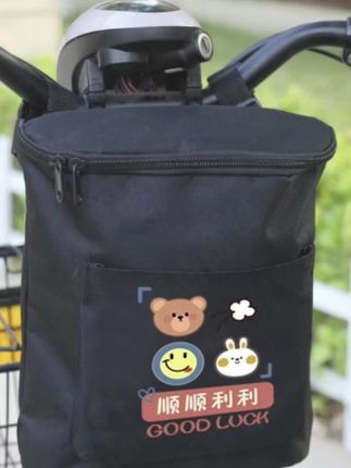 电动车挂物包加大收纳袋电瓶车防水防尘手机包充电器大容量储物兜