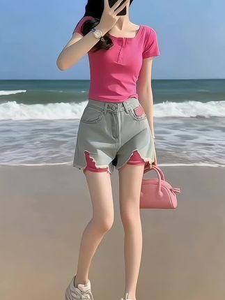 多巴胺穿搭 #辣妹穿搭 #夏季穿搭 #时尚气质穿搭 #夏天该有的样子