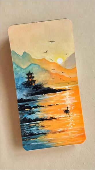丙烯马克笔|用一分钟画一幅山水
睁眼就画,画完就剪
最近喜欢上画夕阳啦 ~
临摹请@我,学会了记得交作业呀
#丙烯马克笔 #山水画 #绘画教程 #绘画过程 #夕阳西下落日余晖