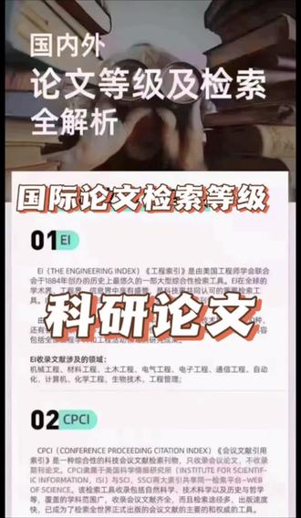 收藏! 国内外论文等级 & 检索全解析#论文发表 #论文 #论文期刊 #论文级别 #sci论文 抖音