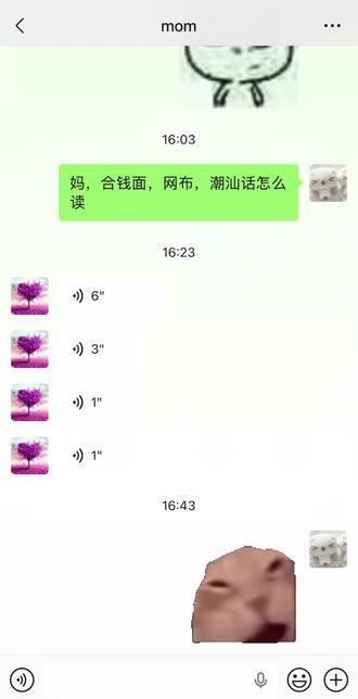 合钱面,潮汕话#哈基米#哈吉米 #曼波 #潮汕话