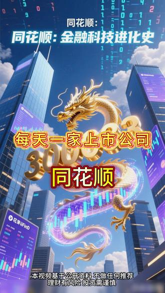 每天介绍一家上市公司 同花顺 #上市公司#每天介绍一家上市公司#同花顺