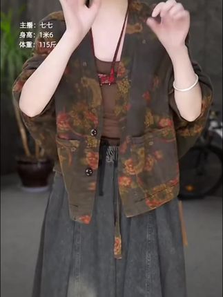 姐妹们,这件镂空堆堆袖短外套真的太好看宽松的版型穿在身上特别显瘦整体复古又很有气质##高端大气 #宽松有范 #穿出自己的风格 #时尚气质穿搭 #谁穿谁漂亮