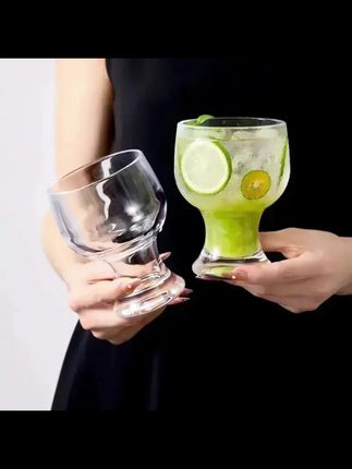 加厚宽口杯啤酒杯子家用咖啡杯冷饮果汁杯创意大容量鸡尾酒杯② #鸡尾酒杯 #巴伐利亚杯 #啤酒杯 #玻璃杯 #加厚宽口杯啤