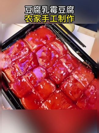 老才臣没有防腐剂调味剂的腐乳,糯米发酵,口感细腻醇香#腐乳 #老才臣 #腐乳饭 #妈呀太香了