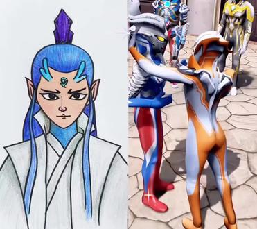 奥特曼视频简笔画#奥特曼 #简笔画 #儿童动画#二次元 #学生党