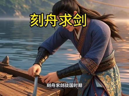 刻舟求剑#成语故事#故事手绘画