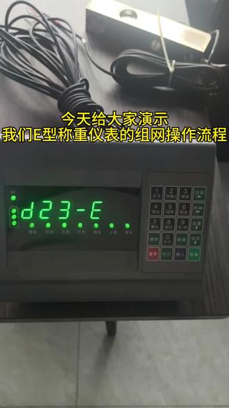 E型仪表如何组网#称重仪表 #电子称重设备 #仪表调试 #组网