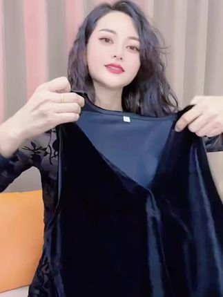 #丝绒马甲#气质小衫 #早秋新款#百搭不过时#显瘦穿搭  @抖音小助手