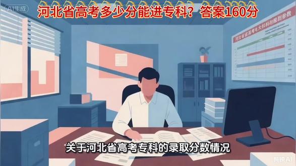 河北省多少分能上专科?答案160分#高考志愿填报#学校#择学规划#升学规划#专科