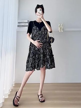 好看!可盐可甜小孕妇来啦~#开心孕婴好物 #开心孕婴好物严选 #开心孕婴好物推荐#孕期穿搭 #孕妇连衣裙