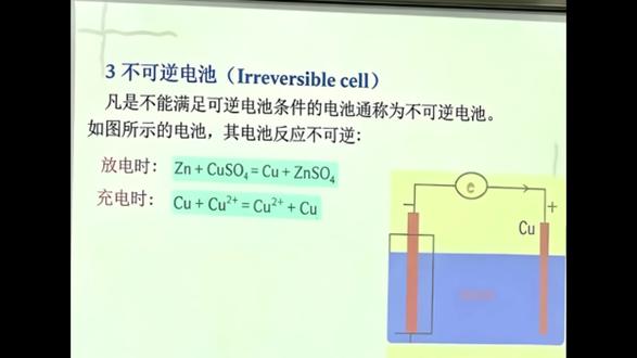 不可逆电池讲解 沙沙沙 #化学 #启发式搜索