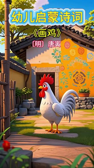 唐伯虎点秋香成为80后的经典,他的《画鸡》“一叫千门万户开”写出关键时刻的担当,是80后亲子共读的佳作。
《画鸡》
【明】唐寅
头上红冠不用裁,
满身雪白走将来。
平生不敢轻言语,
一叫千门万户开。
诗意:
雄鸡头顶鲜艳的红冠,天生完美,无需刻意雕琢。它身披雪白的羽毛,气宇轩昂地迎面走来。雄鸡平生不轻易啼鸣,沉稳而矜持。但每当它引吭高歌,便唤醒沉睡的世界,催开千家万户的门窗。
解析:
1.艺术手法 ·
白描勾勒:前两句以简洁笔墨描绘雄鸡的外形,“红冠”与“雪白”的色彩对比鲜明,突出其英姿飒爽。
拟人化:后两句赋予雄鸡人的品格——“不敢轻言语”写其内敛,“一叫千门万户开”写其关键时刻的担当,虚实结合,升华主题。
2.象征意义 ·
高洁品格:雄鸡的“红冠”“雪白”象征天生丽质与高洁,暗喻君子不染尘俗的品格。
担当精神:不鸣则已、一鸣惊人的特质,隐喻有才德者平时谦逊,关键时刻却能肩负重任,影响众生。
3.文化内涵
雄鸡在中国传统文化中是驱邪避祸、迎接光明的祥瑞之鸟。诗中“一叫千门万户开”既写实(清晨报晓),又象征打破黑暗、开启新生的力量,体现诗人对积极入世精神的推崇。诗人背景与意图唐寅作为明代才子,虽一生坎坷,但始终保有孤高自许的品格。此诗看似咏鸡,实为自况:· “红冠”“雪白”:暗指自身才华横溢、品格清高;· “不敢轻言语”:呼应其怀才不遇的谨慎;· “一叫千门万户开”:则寄托了渴望施展抱负、影响世人的理想。
小结:《画鸡》以浅近语言融形、神、意于一体,通过雄鸡形象赞颂了不慕虚华、坚守本心、厚积薄发的精神。它不仅是咏物诗的典范,更承载了儒家“穷则独善其身,达则兼济天下”的思想内核,至今仍具启迪意义。