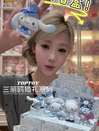 是谁还没有婚礼系列的三丽鸥盲盒啊! #三丽鸥浪漫婚礼系列盲盒 #拆盲盒 #礼物