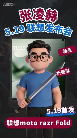 现在进入直播间与张凌赫看同款新品 发布会马上开始与#张凌赫 一起 #联想motorazrfold AI手机爽看剧,一起来解锁#联想 新款产品吧!
小核桃们在吗?#拯救者y9000p #联想官方直营店
今晚5月19号直播与张凌赫一起选同款新品