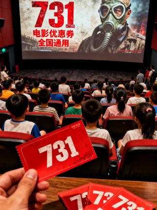 731电影票优惠券#勿忘历史 #宣传正能量 #祖国强大 #看电影